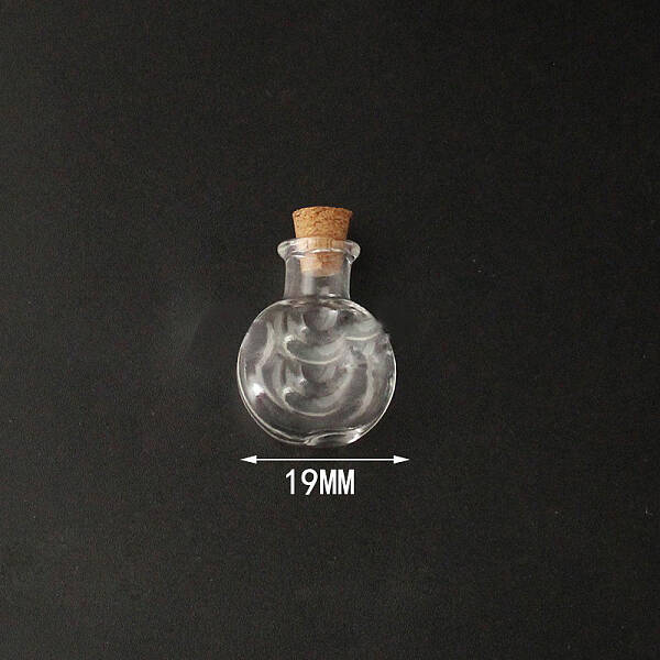 Mini High Borosilicate Glass Bottle Bead Containers