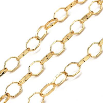 Brass Polygon Link Chains