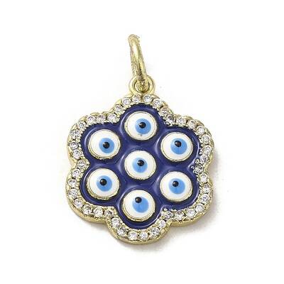 Brass Enamel Pendants