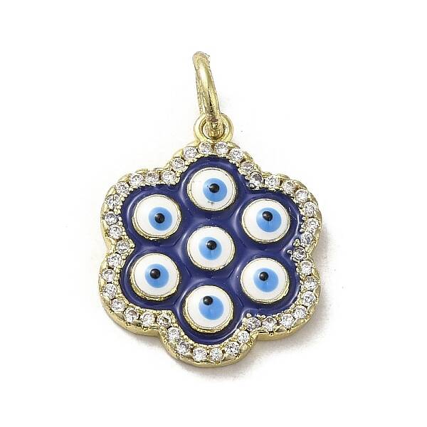 Brass Enamel Pendants