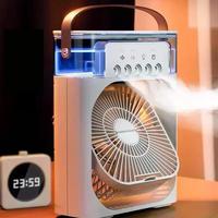 Apply toApply toNew Portable 3 In 1 Fan AIr Conditioner Household Small Air Cooler LED Night Lights Humidifier Air Adjustment...