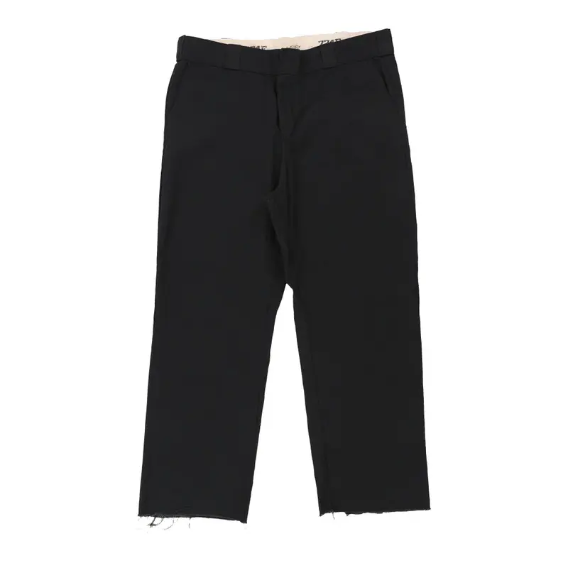 774 Dickies Trousers - 36W 27L Black Polyester Blend