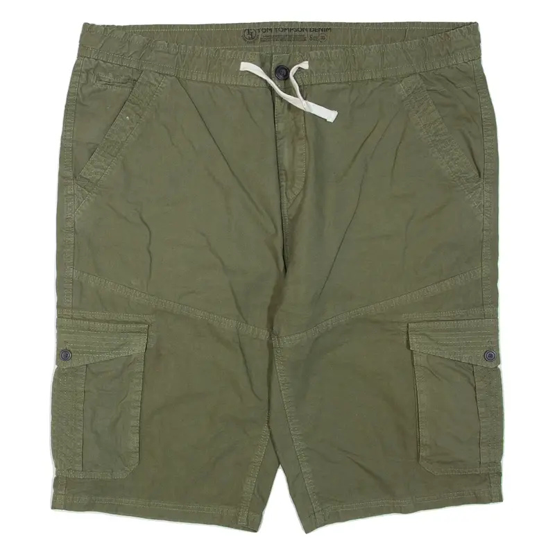 Mens Cargo Shorts Green 3XL W42