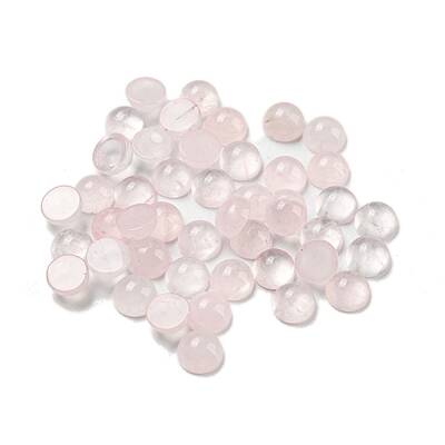 Natural Rose Quartz Cabochons