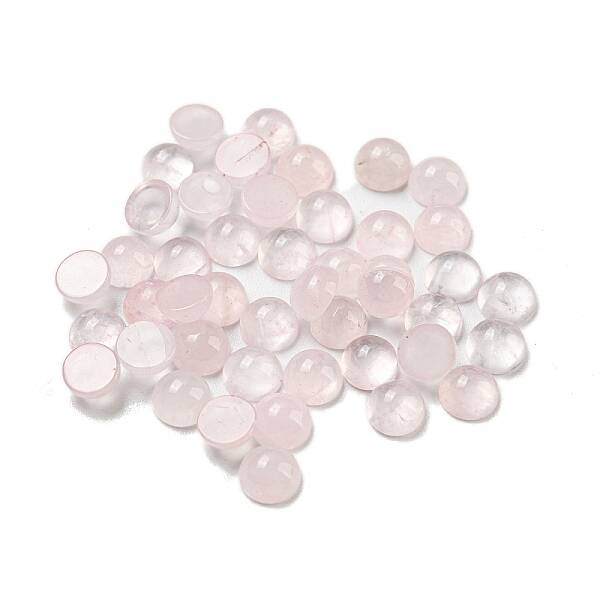 Natural Rose Quartz Cabochons