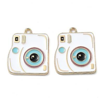 Rack Plating Alloy Enamel Pendants