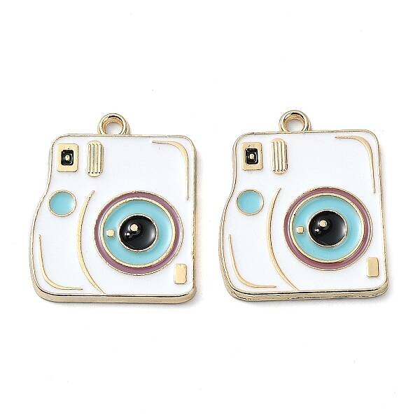 Rack Plating Alloy Enamel Pendants