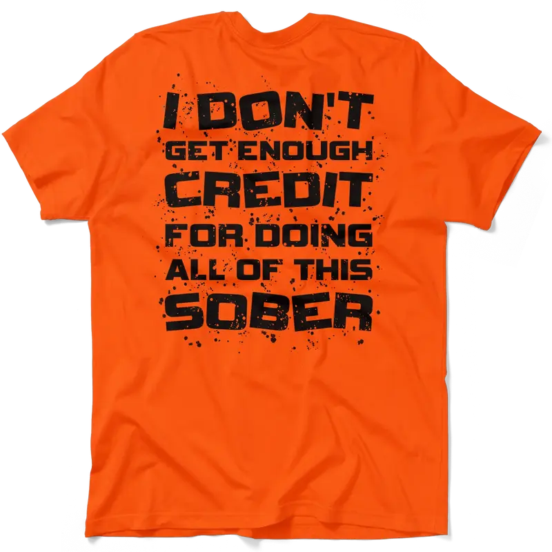 Sober - Safety Orange T-Shirt