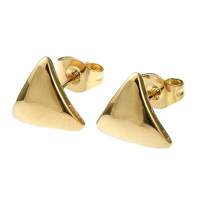 Ion Plating(IP) 201 Stainless Steel Stud Earrings
