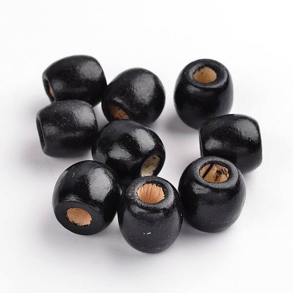 Dyed Natural Wooden Beads