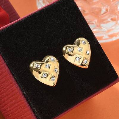 Ion Plating(IP) 304 Stainless Steel Stud Earrings