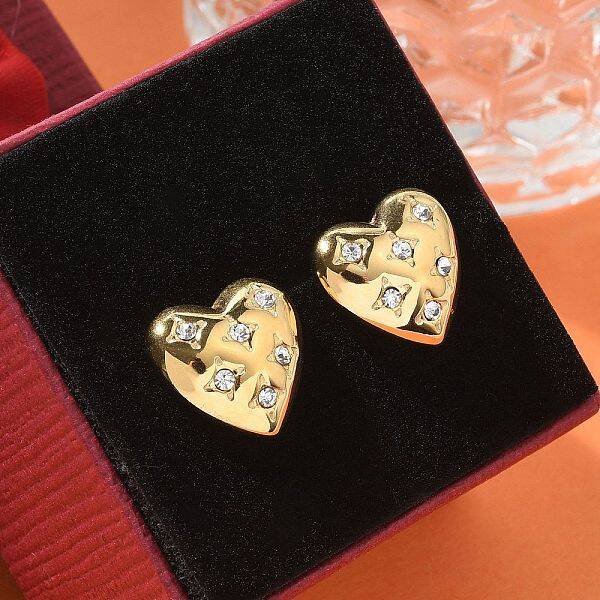 Ion Plating(IP) 304 Stainless Steel Stud Earrings