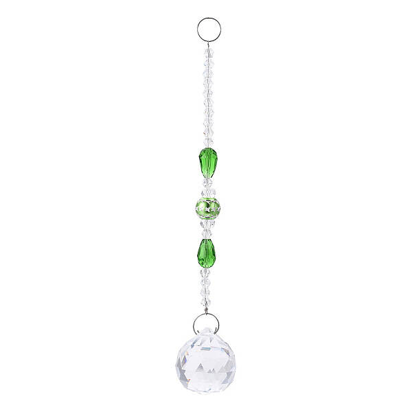 Faceted Crystal Glass Ball Chandelier Suncatchers Prisms
