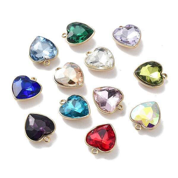 Faceted Glass Pendants