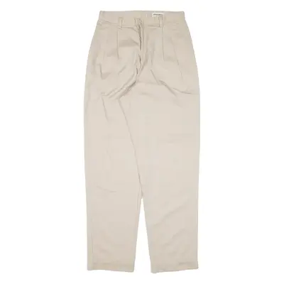 EDDIE BAUER Womens Trousers Beige Regular Tapered W28 L30