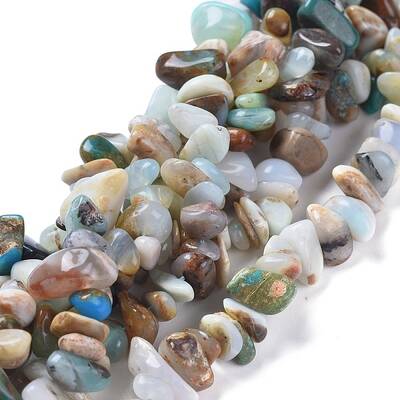 Natural Blue Opal Beads Strands