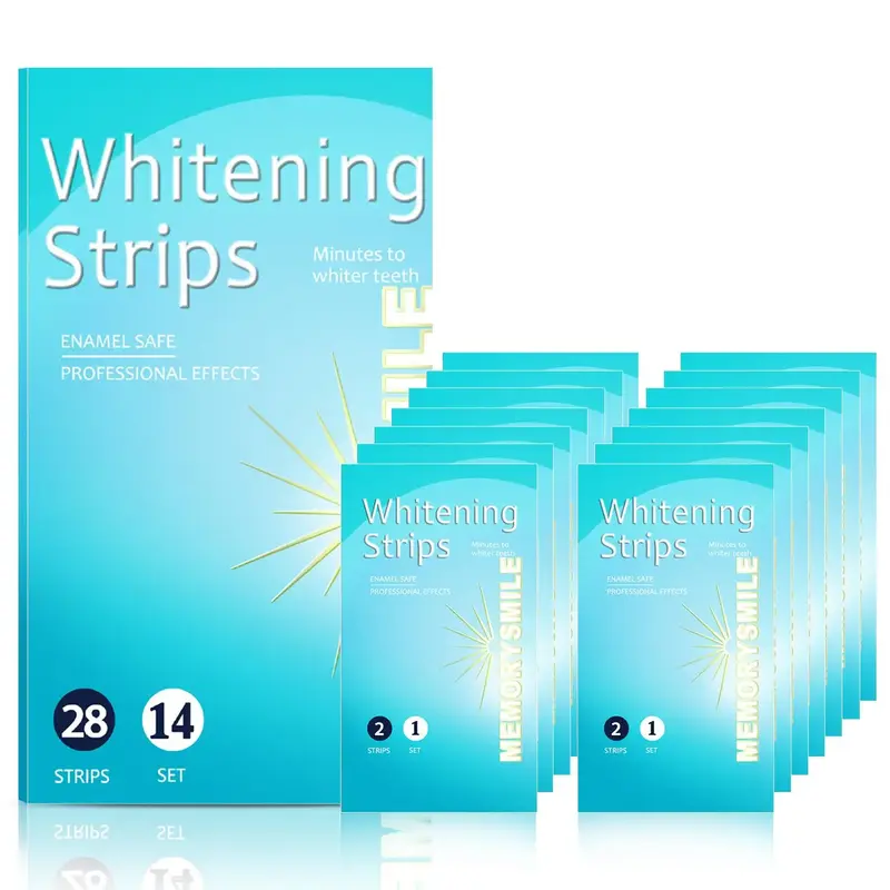 Teeth Brightening Strips, 14pcs/set Professional Teeth Brightening Strips, Breath Freshening Teeth Brightening Strips, Oral C...