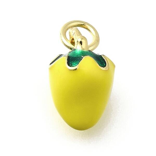 Brass with Enamel Charms