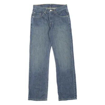 LEVI'S 514 Jeans Boys Blue Slim Straight Stone Wash W26 L26