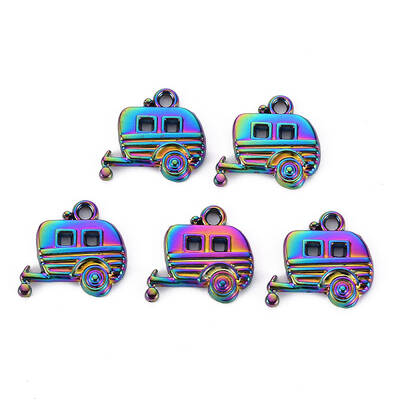 Rainbow Color Alloy Pendants