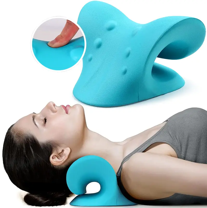 Neck Hump Corrector, Neck and Shoulder Relaxer for Pain Relief, Ergonomic Neck Pillow, Cervical Spine Alignment, Neck Curve C...