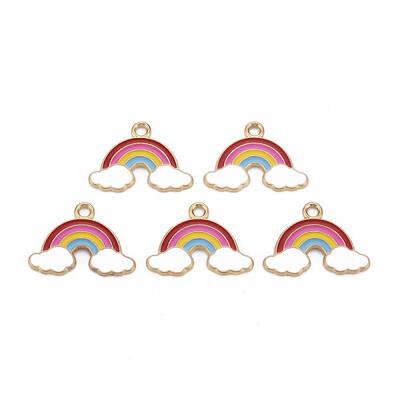 Alloy Enamel Pendants