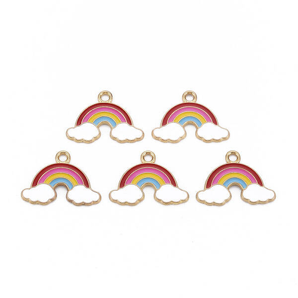 Alloy Enamel Pendants