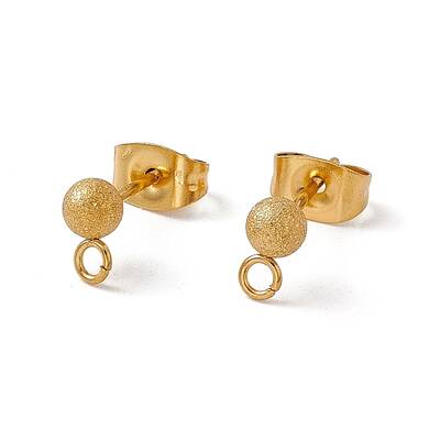304 Stainless Steel Stud Earring Findings
