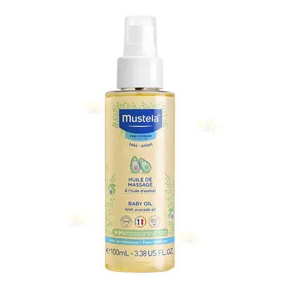Mustela Baby Olio da Massaggio all'Olio di Avocado 100 ml