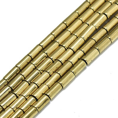 Electroplate Non-magnetic Synthetic Hematite Beads Strands