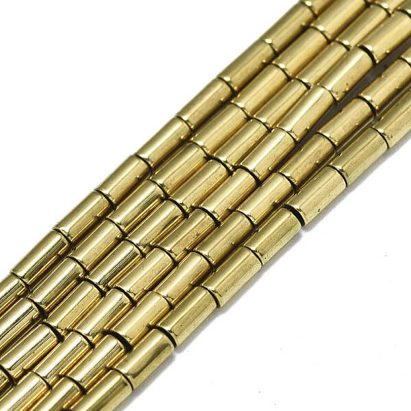 Electroplate Non-magnetic Synthetic Hematite Beads Strands