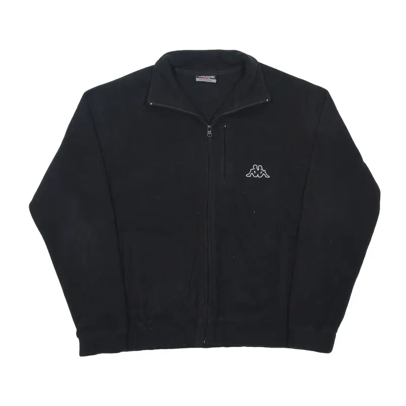 KAPPA Fleece Jacket Black Womens S