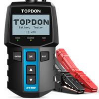 TOPDON BT100 Car Battery Tester 12V Load Tester, 100-2000 CCA Automotive Alternator Tester Digital Auto Battery Analyzer Char...