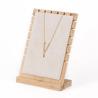 Bamboo Necklace Display Stand