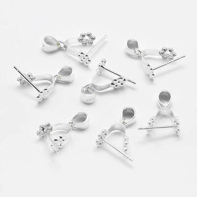 925 Sterling Silver Pendant Bails