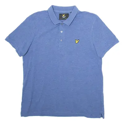 LYLE & SCOTT Mens Polo Shirt Blue XL