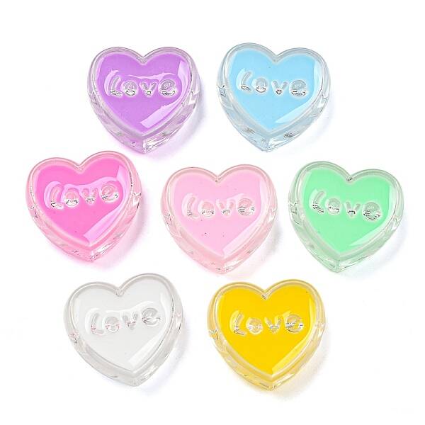 Transparent Acrylic Enamel Beads