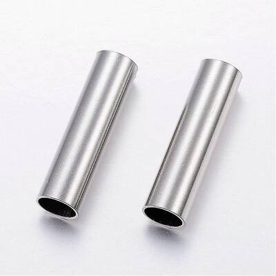 Tarnish Resistant 304 Stainless Steel Tube Beads