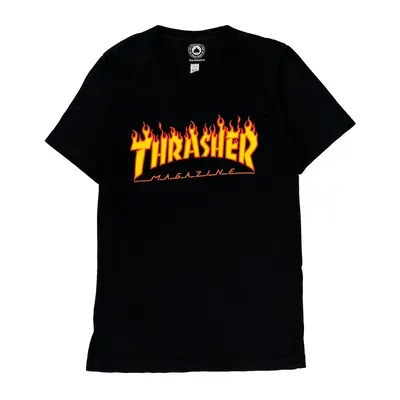 Thrasher Graphic T-Shirt - XS Black Cotton