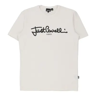 Just Cavalli T-Shirt - XL White Cotton