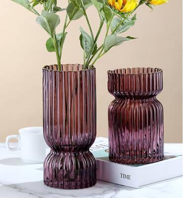 Home Decoration Soft Decoration Vase | Color: Purple | style: Small