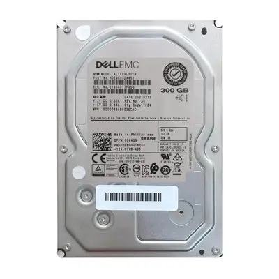 D8NGG Dell 300GB 6Gb/s SAS 15000 3.5-Inch Hard Drive
