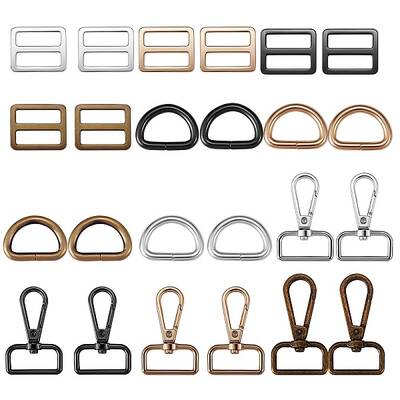 24Pcs 12 Style Iron D Rings
