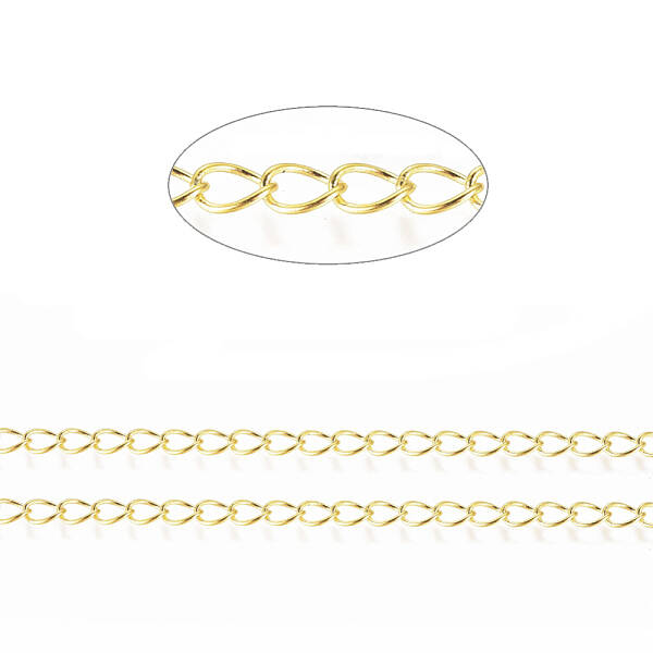 Brass Twisted Chains