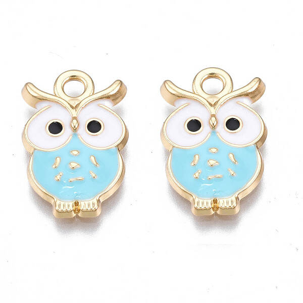 Alloy Enamel Pendants