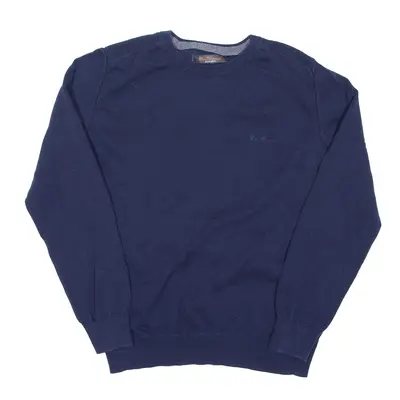 BEN SHERMAN Jumper Blue Mens S