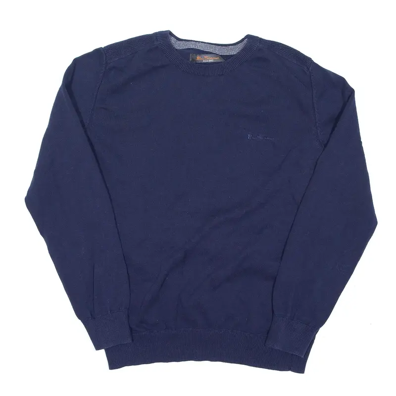 BEN SHERMAN Jumper Blue Mens S