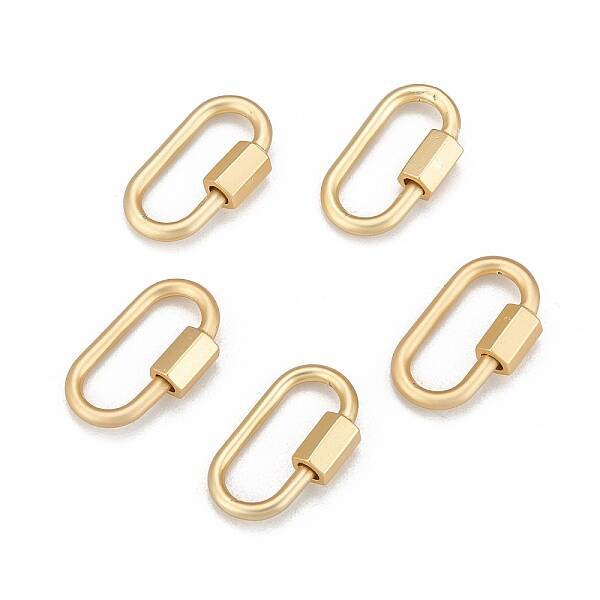 Brass Screw Carabiner Lock Charms