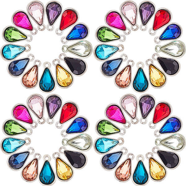 Alloy Glass Pendants