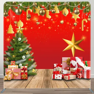 Sparkle Green Xmas Tree Gift Pillow Case Backdrop - Aperturee